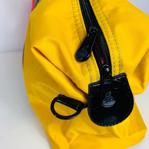 JM New York Colorblock Tote Bag 80s Style Weekender Travel Overnight VTG Fashion - Picture 10 of 15